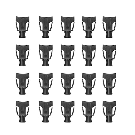 Key-Bak 20-Pack End Fitting for Quik Connect retractable Keychain 0KM0-00A04-20